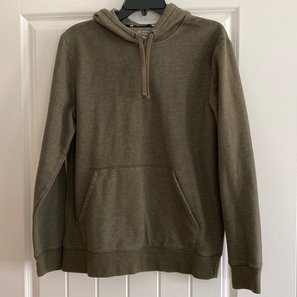 Tek Gear Army Green Men’s Sweatshirt Hoodie Sz Small